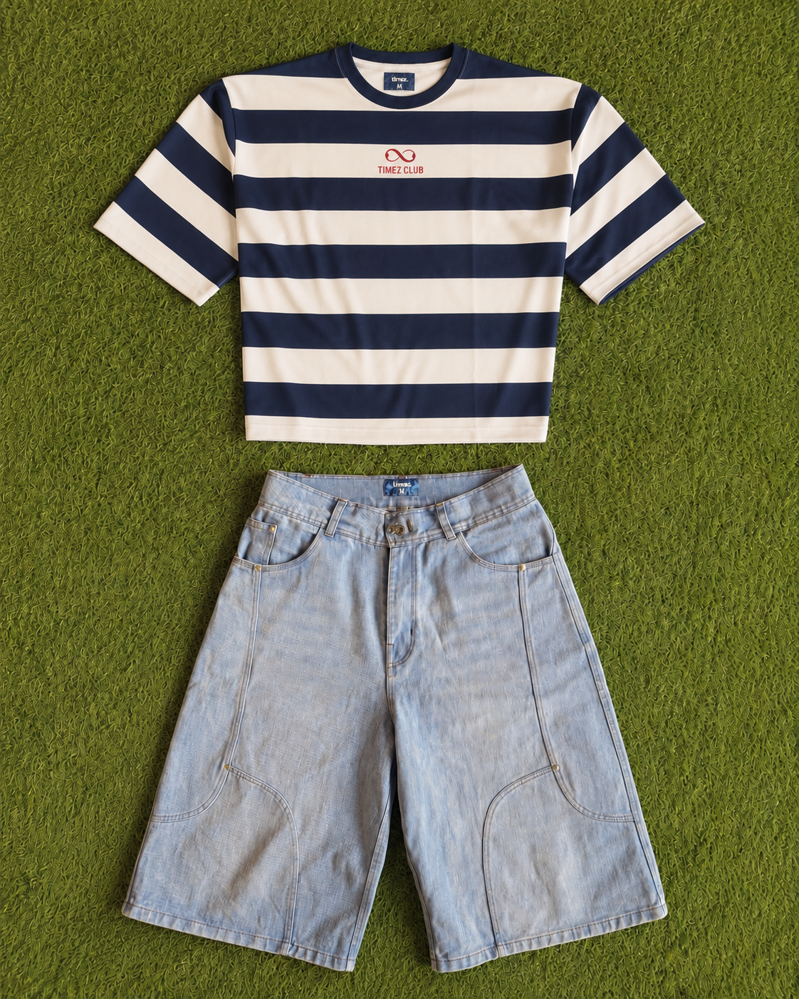 NAVY STRIPE LOOK
